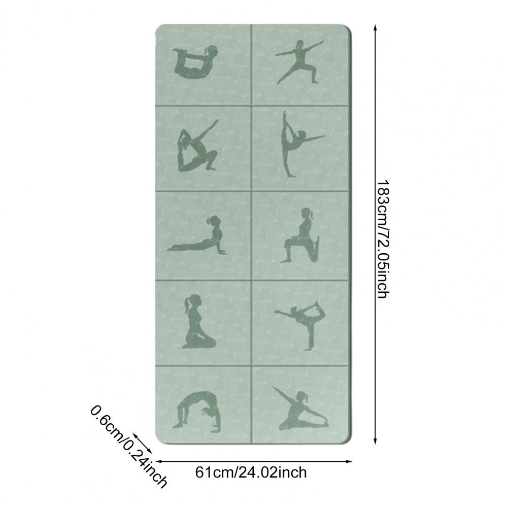 Pilates Yoga Mat Workout - Katlanabilir Yoga Matı Ekstra Taşınabilir Seyahat
