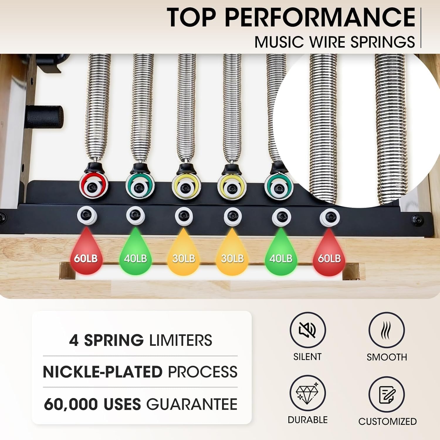 Ahşap Pilates Reformer Aleti,  - Pilates Reformer Spring incelemesi ve fiyatı